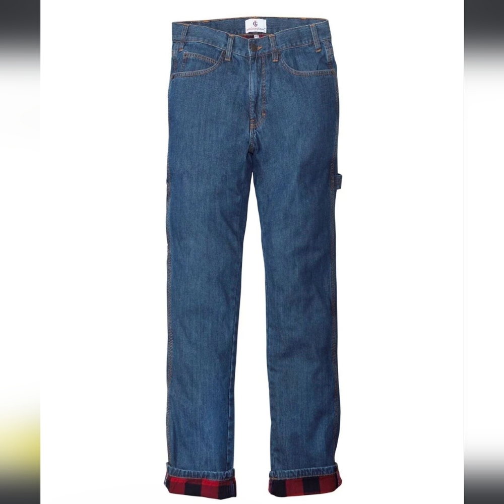 Nwt Insulated Gear Carpenter Style Flannel Lined 36x30